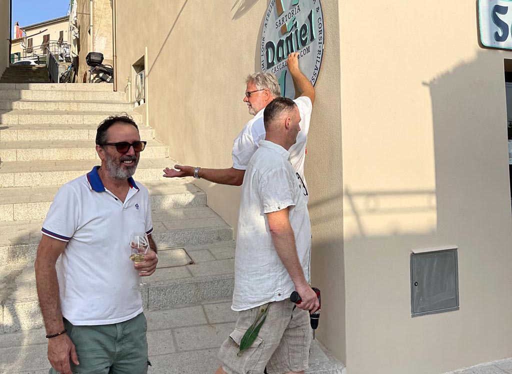 Sartoria Su Misura Capoliveri Inaugurazione - Inauguration: Bespoken Tailoring in Capoliveri, Porto Azzurro, Portoferraio Elba Toscani Ital