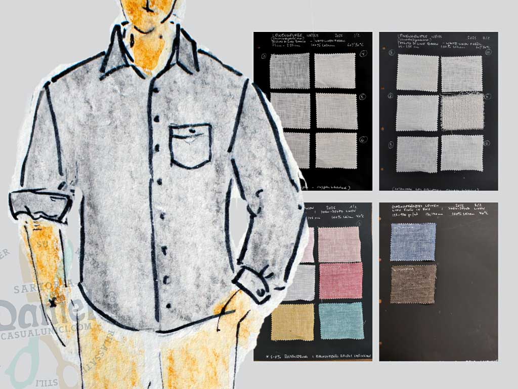 Sportives Langarmhemd mit klassischer Kragenform