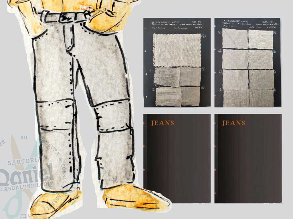 Exklusive Jeans just simple - indigo, schwarz und andere Denim Stoffe  …