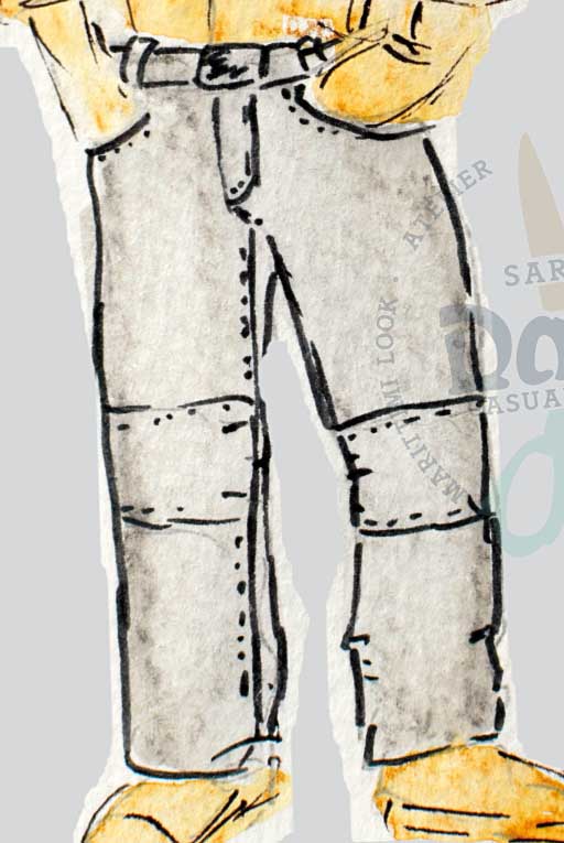 Exklusive Jeans just simple - indigo, schwarz und andere Denim Stoffe  …