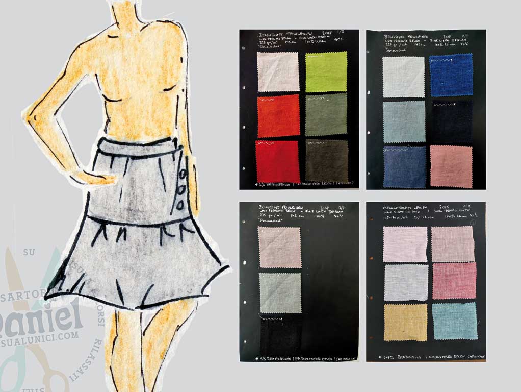 Wundervoller kurzer Volantrock  