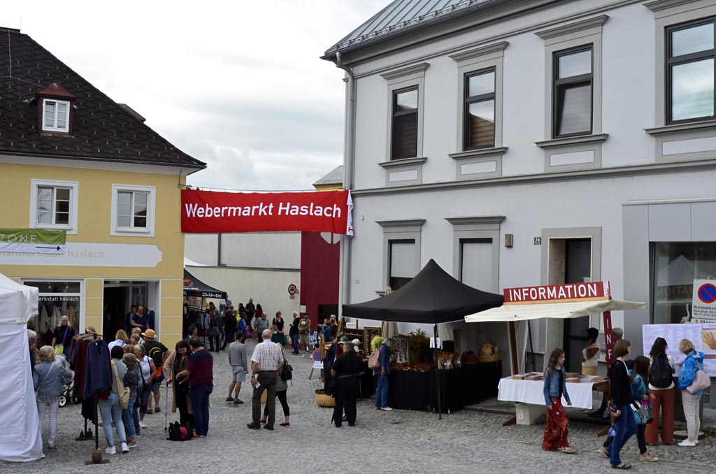 Webermarkt Haslach an der Mühl August 2023 Impressionen